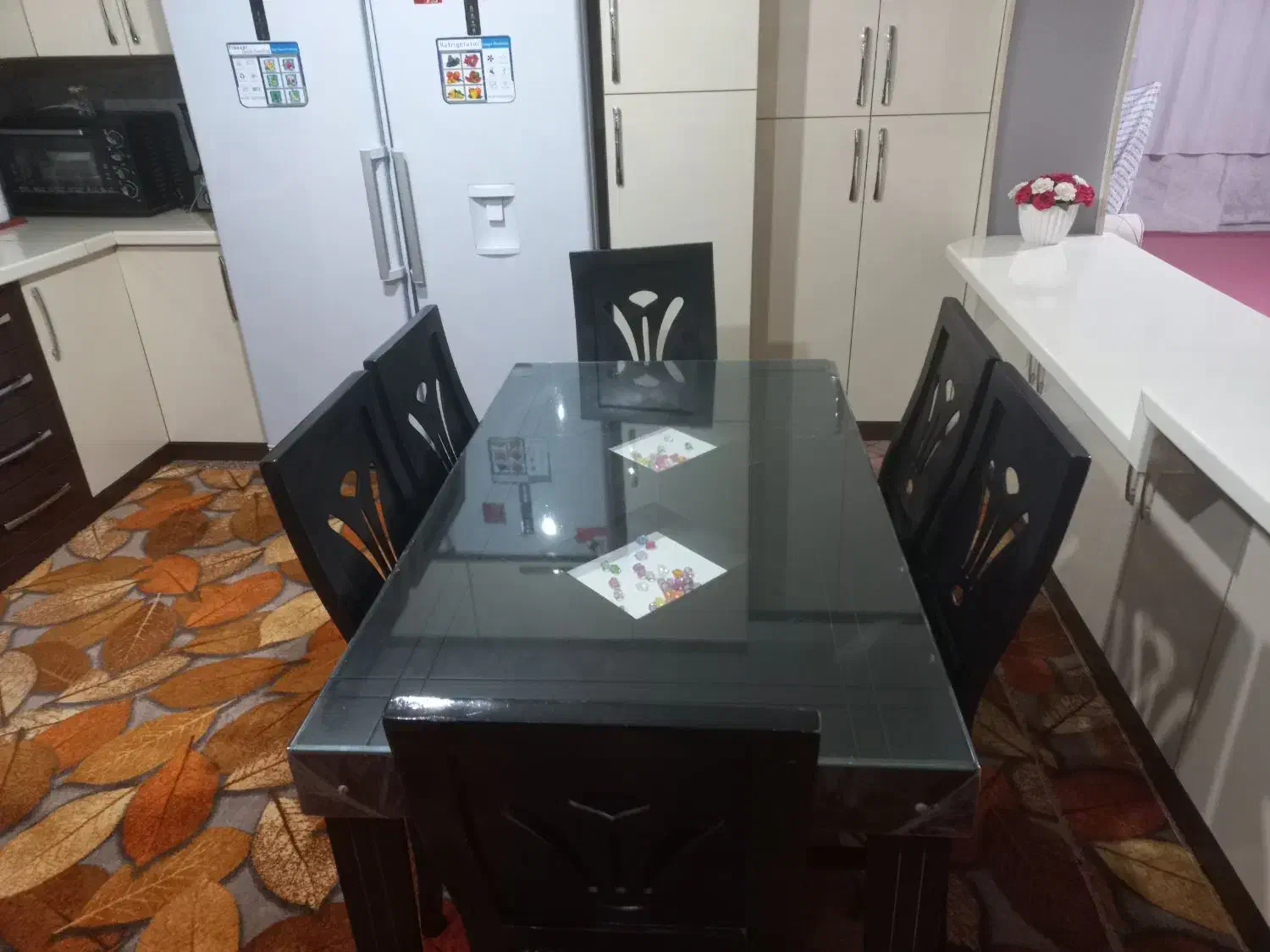 میز نهار خوری ۶ نفره|میز و صندلی غذاخوری|مریوان, |دیوار