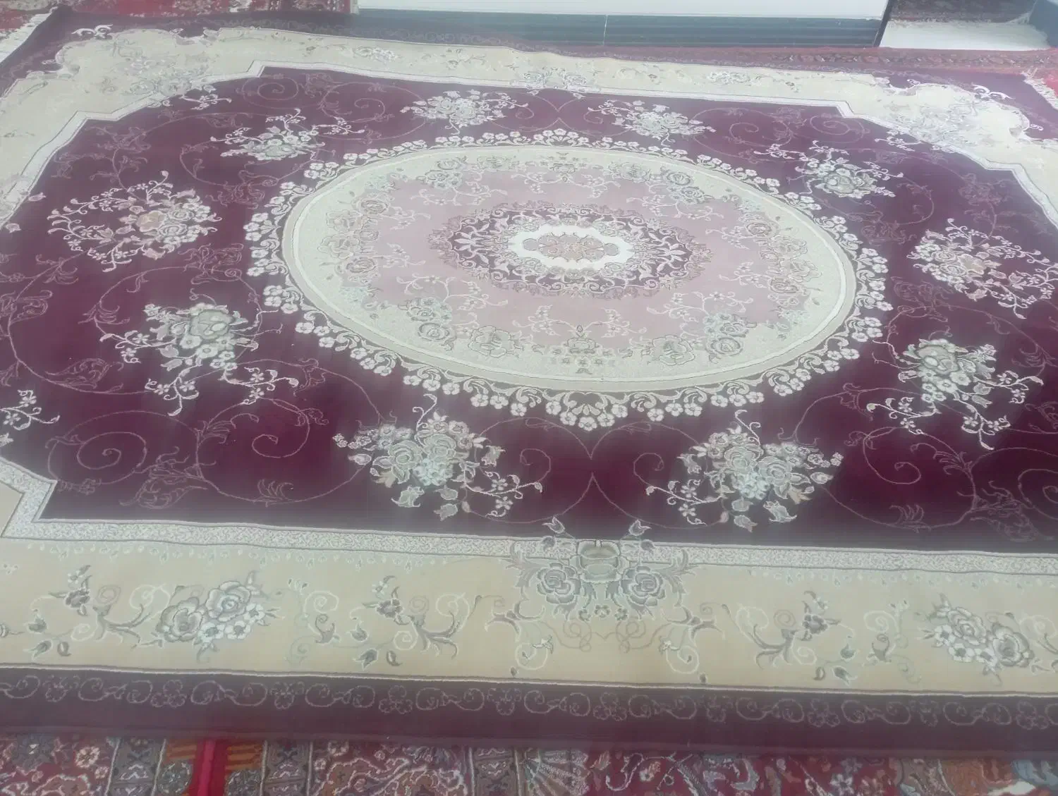 فرش ۱۲متری .یک ماه کار کرده|فرش|فسا, |دیوار