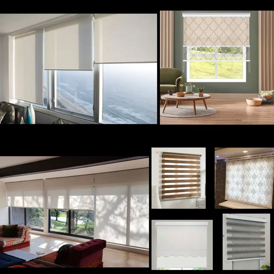 پرده زبرا و شید مستقیم از کارخانه به مشتری|پرده، رانر، رومیزی|کرج, گوهردشت|دیوار