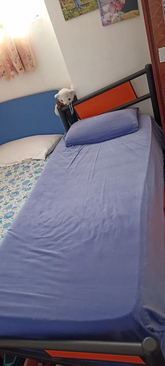 تخت یه نفره باخوشخواب|تخت و سرویس خواب|زرقان, |دیوار