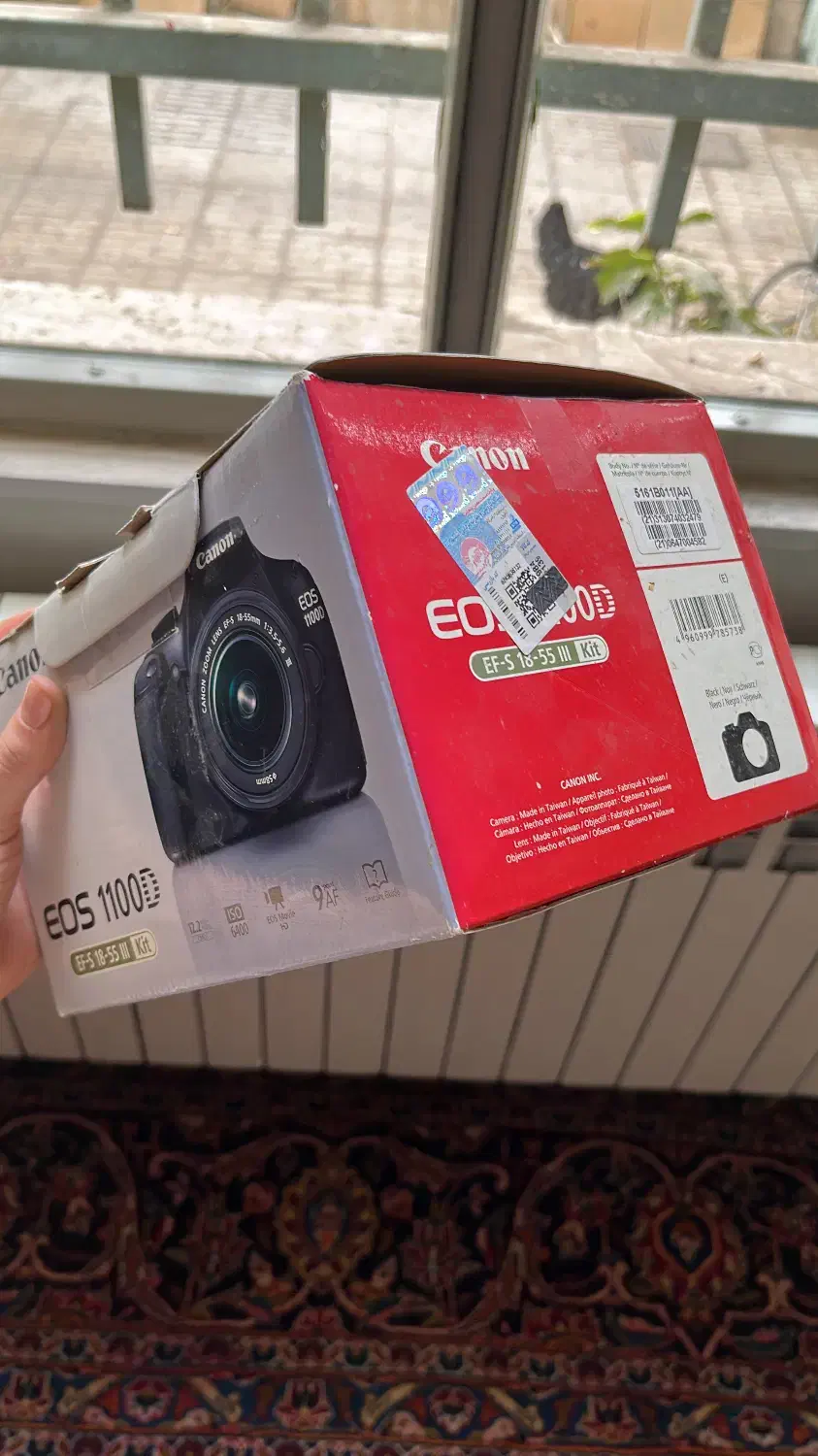 بدنه دوربین canon 1100d با لنز ۱۸ ۱۳۵ در حد نو|دوربین عکاسی و فیلمبرداری|تهران, مدائن|دیوار