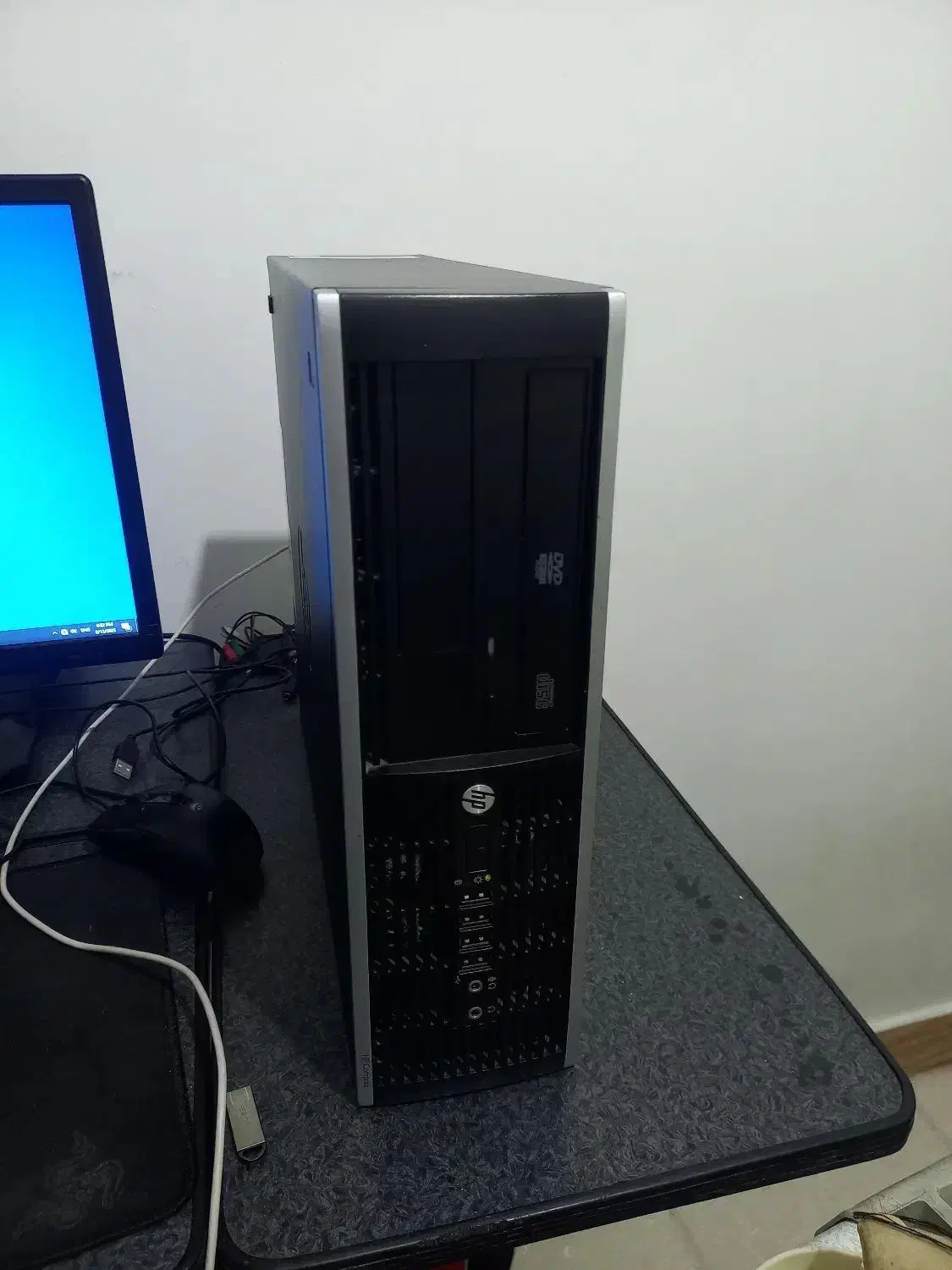 مینی کیس HP + مانیتور ۲۲ اینج MSI|رایانه رومیزی|رضوانشهر, |دیوار