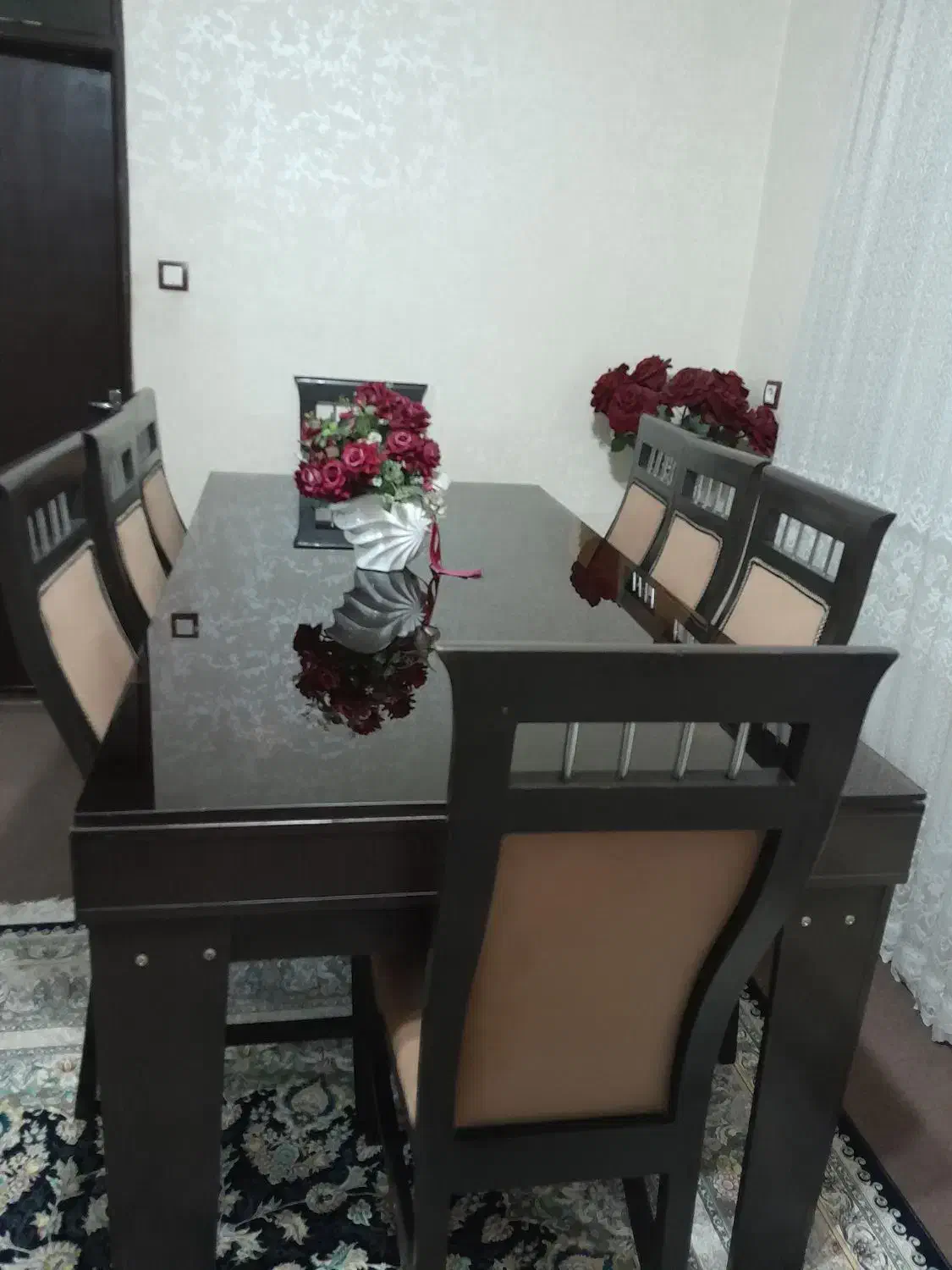 میز نهار  خوری|میز و صندلی غذاخوری|رشت, جانبازان|دیوار