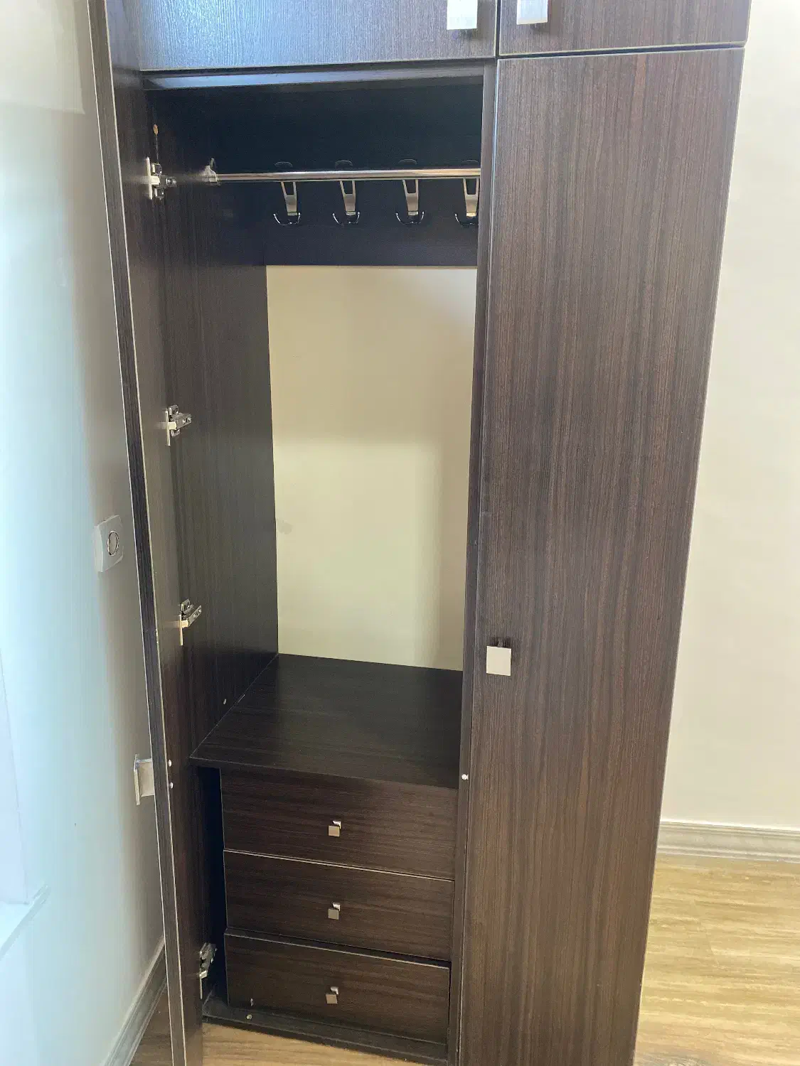 کمد ام دی اف دو درب با ۳ کشو|جاکفشی، کمد، دراور|آمل, |دیوار