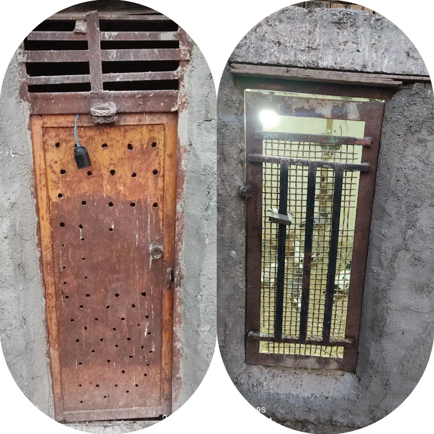 درب گنجه یا کوله کبوتر|مصالح و تجهیزات ساختمان|آزادشهر, |دیوار