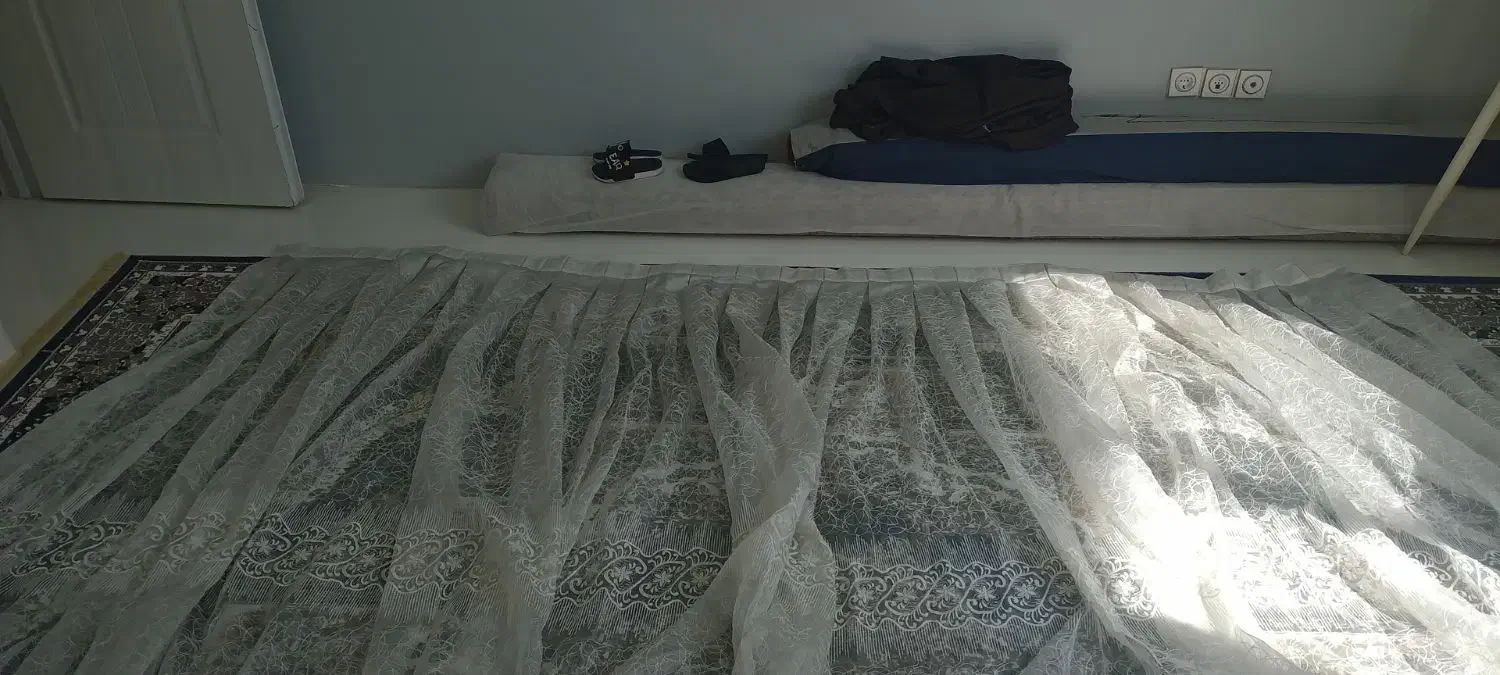 پرده حال و پزیرایی|پرده، رانر، رومیزی|گلبهار, شهر جدید گلبهار|دیوار