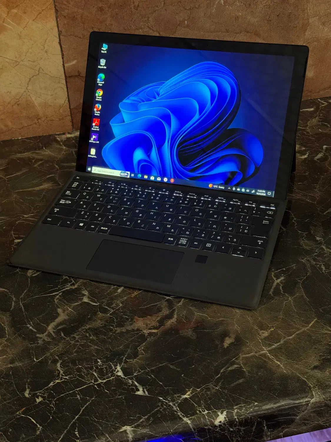 سرفیس پرو 6 مشکی کلا 7 بار شارژ شده Surface pro 6|رایانه همراه|کرمان, |دیوار