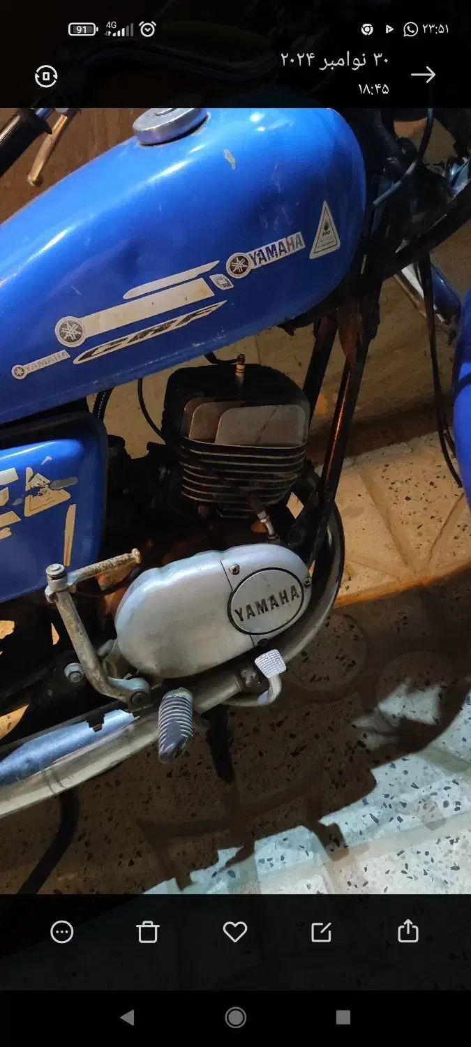 فروش موتور یاماها 125|موتورسیکلت|پادنا, |دیوار