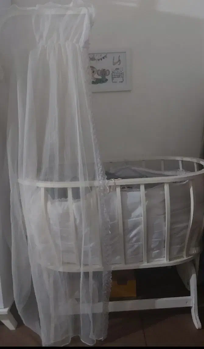 گهواره چوبی|تخت و صندلی بچه|تبریز, |دیوار