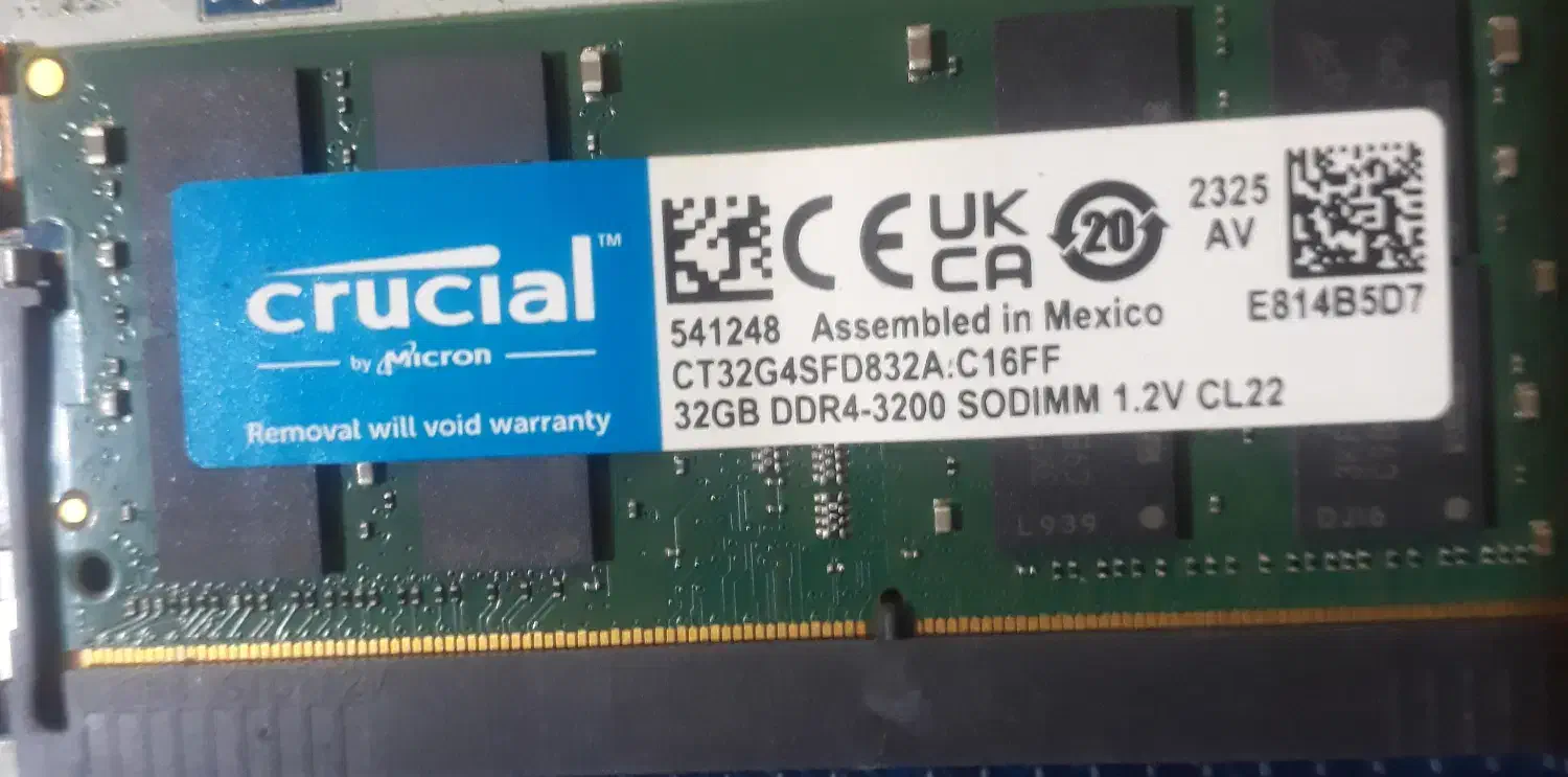 رم 32 لبتاب درحد نو|قطعات و لوازم جانبی رایانه|نیشابور, فردوسی جنوبی|دیوار