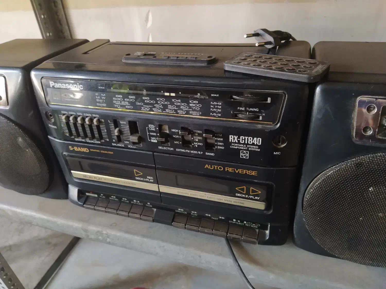 رادیو ضبط سونی پاناسونیک ژاپن|سیستم صوتی خانگی|کرمانشاه, |دیوار