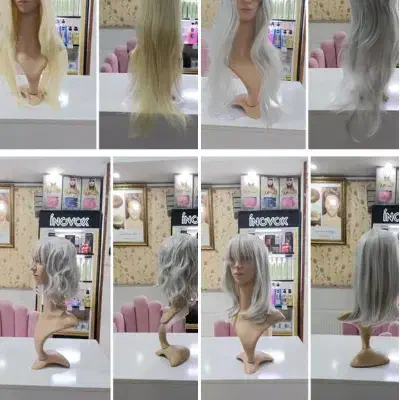 کلاه گیس زنانه رنگ فانتزی و رنگ طبیعی|آرایشی، بهداشتی، درمانی|شیراز, فرگاز|دیوار