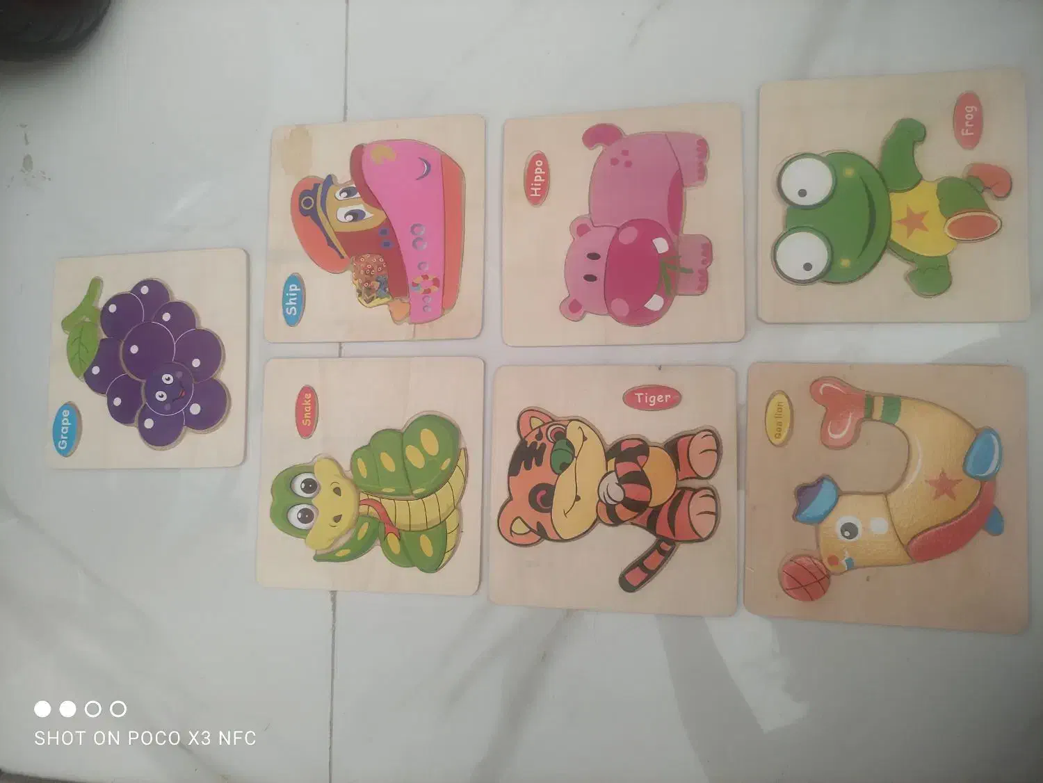 پازل چوبی|اسباب‌‌بازی|قم, بکایی|دیوار