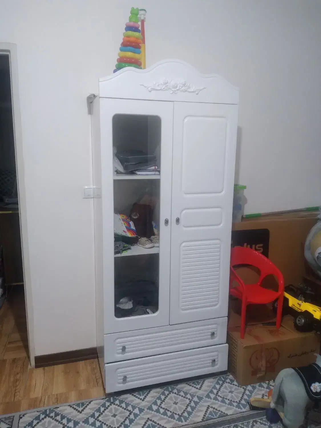 کمد لباس ویترین کودک و نوجوان|جاکفشی، کمد، دراور|الوند, |دیوار