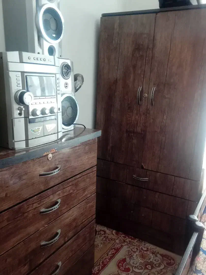 کمد دو درب سه کشو|جاکفشی، کمد، دراور|شیراز, دارالرحمه|دیوار