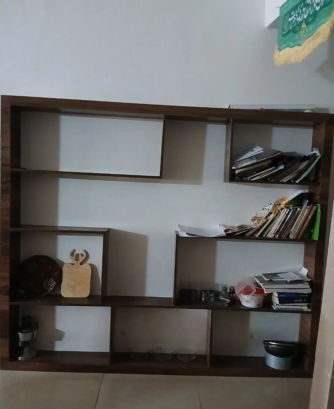 کتابخونه بزرگ|کتابخانه، شلف، قفسههای دیواری|سبزوار, پاسداران|دیوار