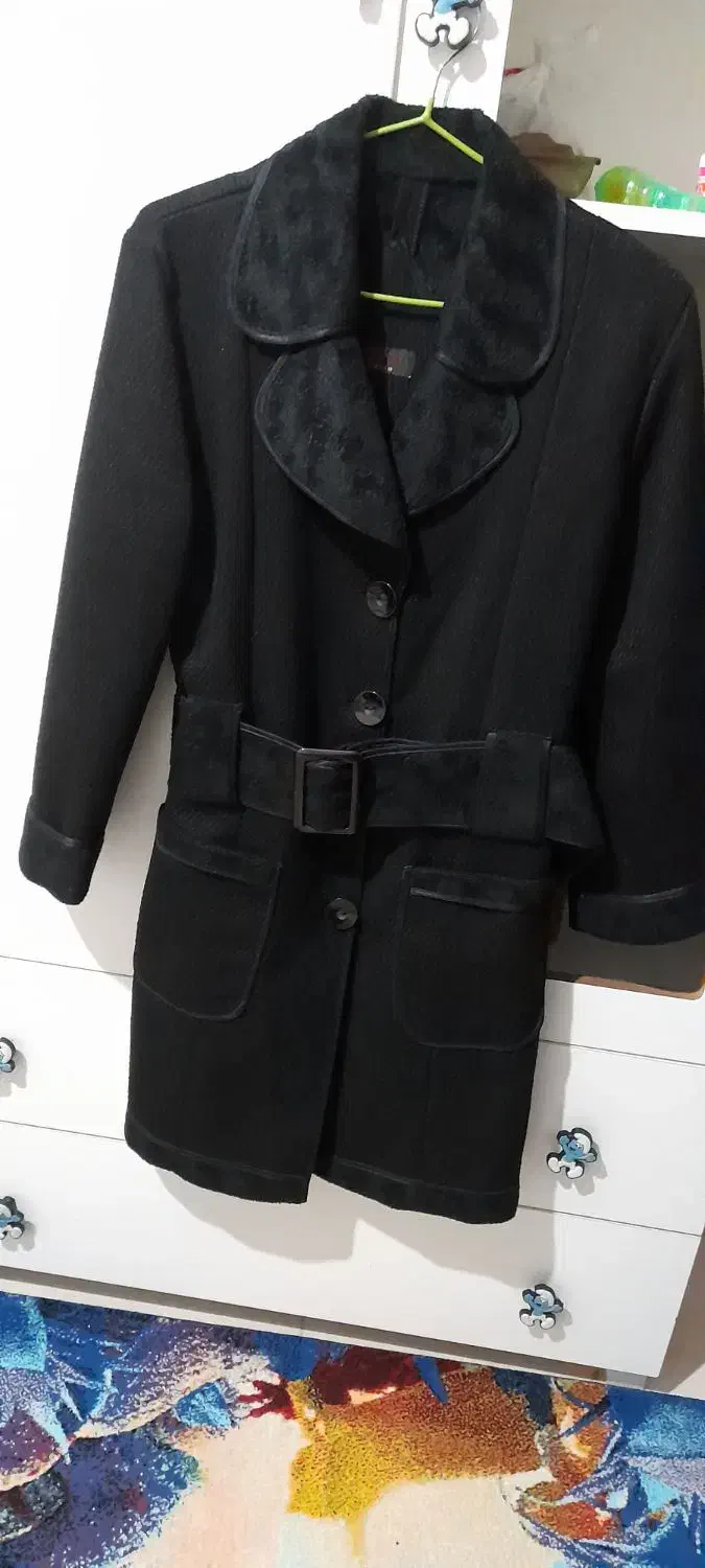 پالتو مشکی zara ونیم بوت سگکدار زنانه مشکی|لباس|باقرشهر, |دیوار