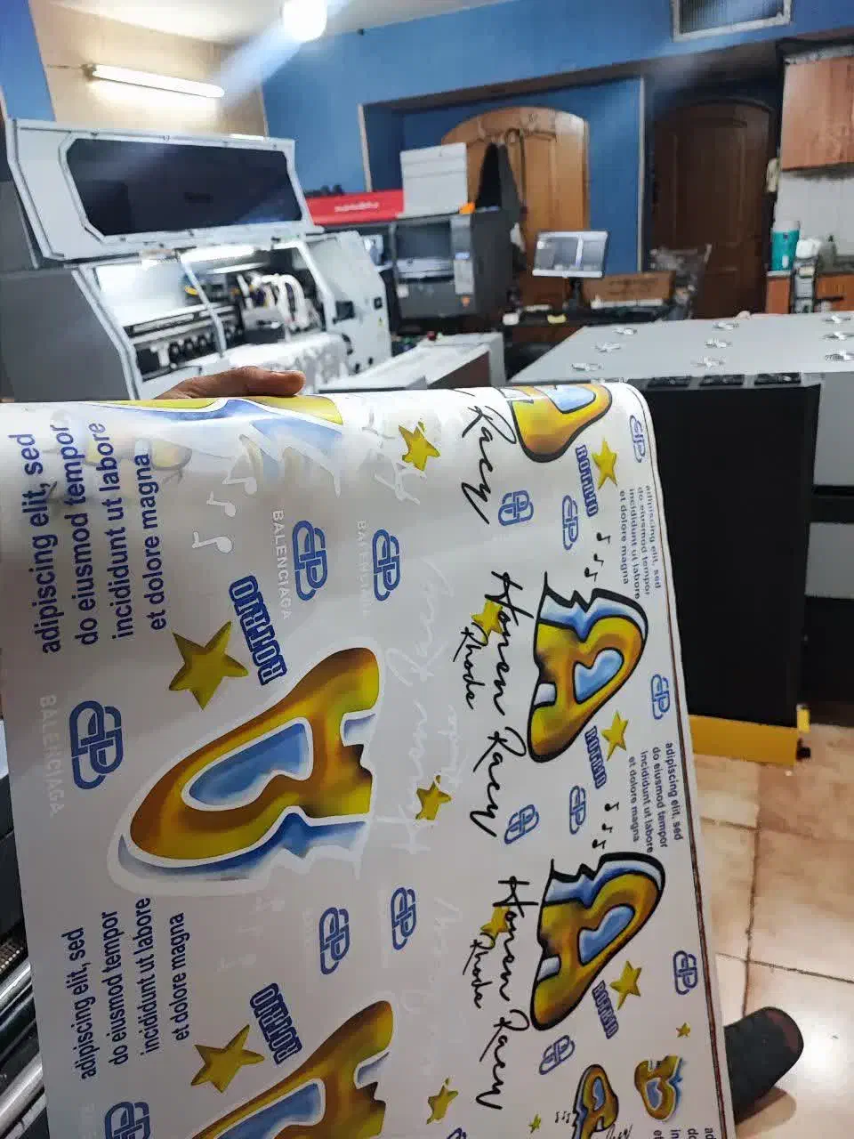 dtf چاپ لباس تیشرت متری 195 uv‌ dtf|لوازم خیاطی و بافتنی|چهاردانگه (تهران), |دیوار