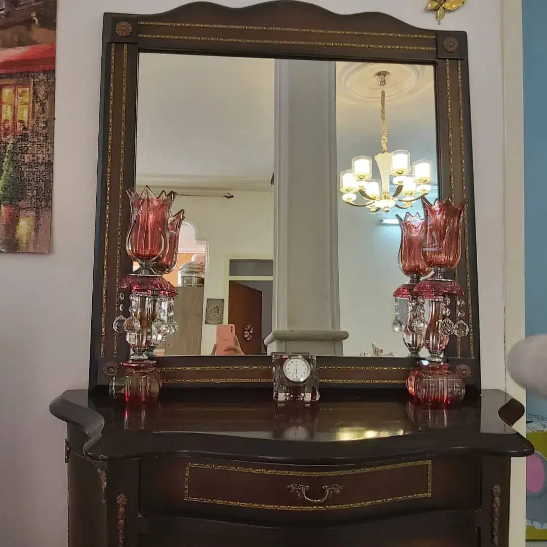 آینه شمعدان|بوفه، ویترین، کنسول|ساوه, |دیوار