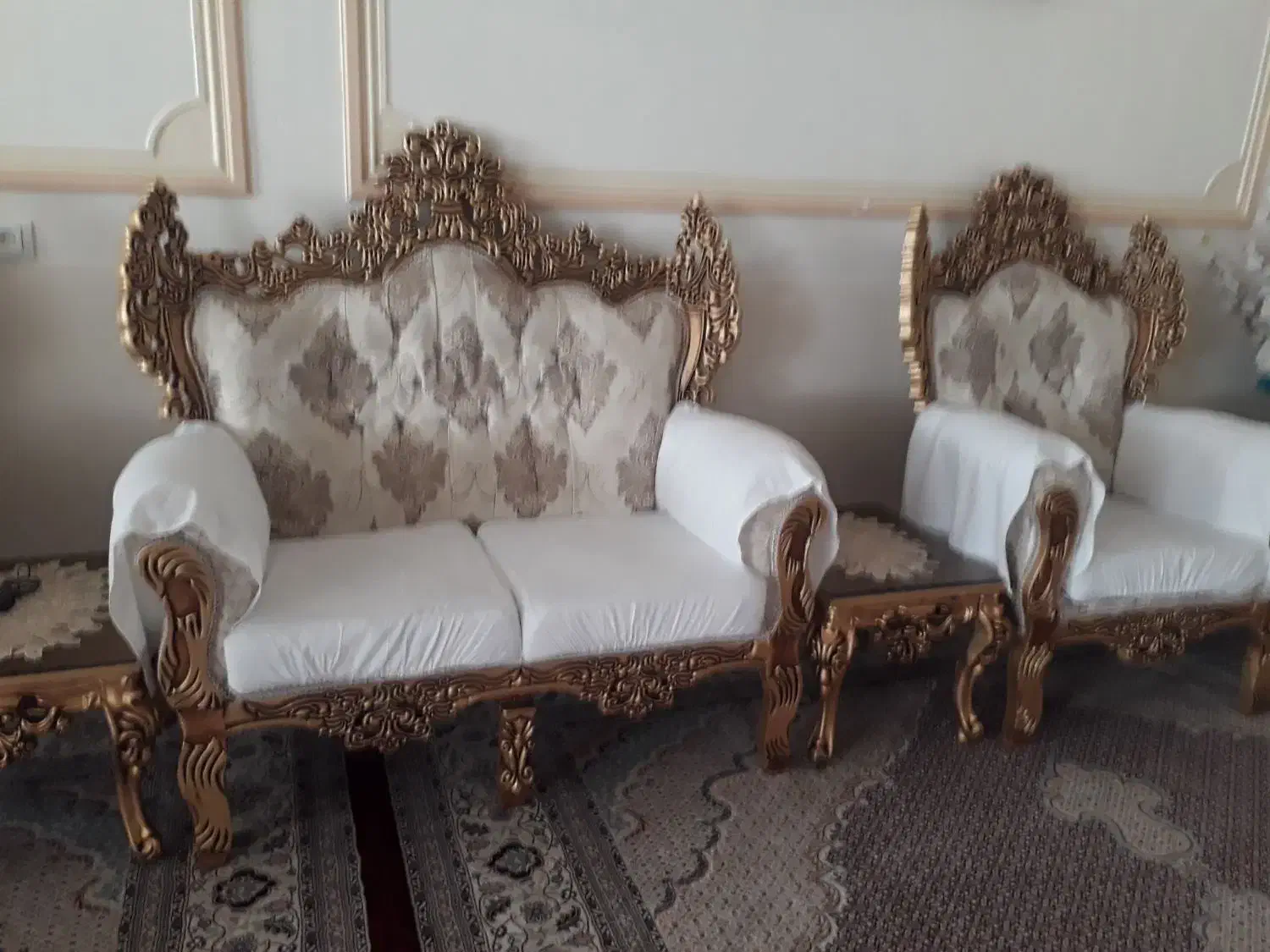 مبل ۷ نفره|مبلمان خانگی و میز عسلی|خرم‌آباد, |دیوار