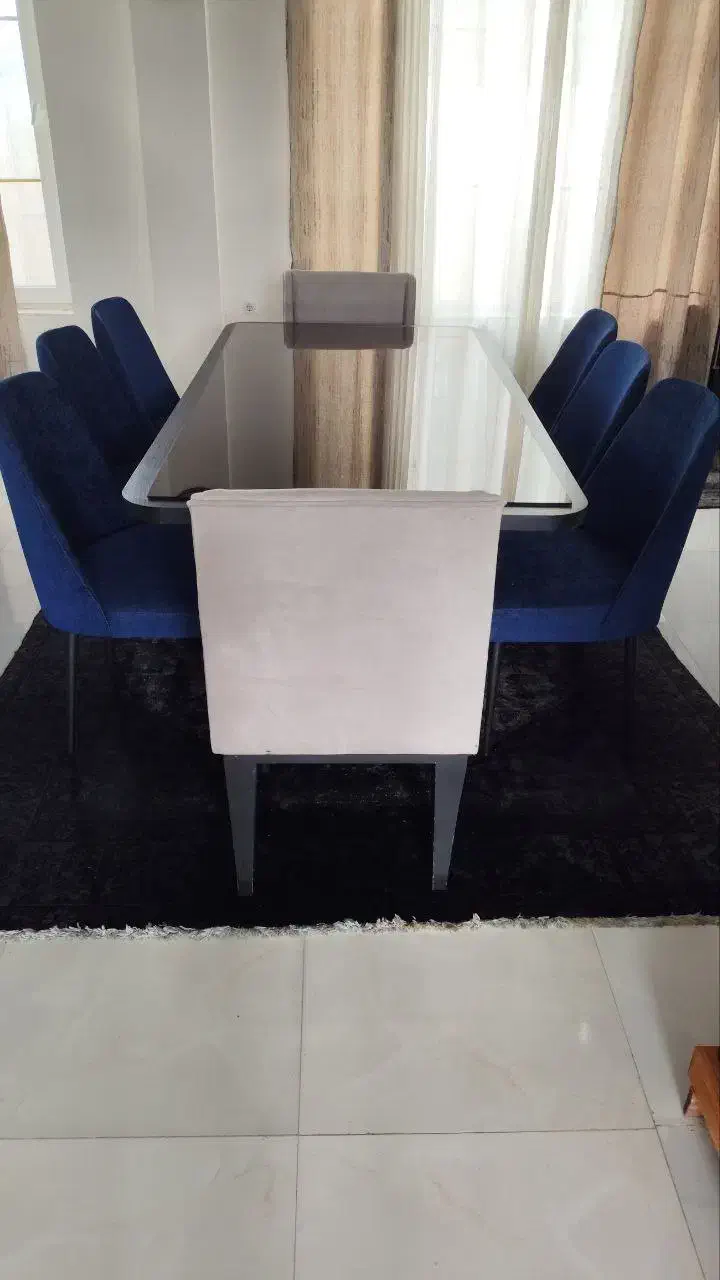 میز ناهار خوری 8 نفره|میز و صندلی غذاخوری|رضوانشهر, |دیوار