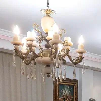 لوستر|لوستر و چراغ آویز|همدان, |دیوار