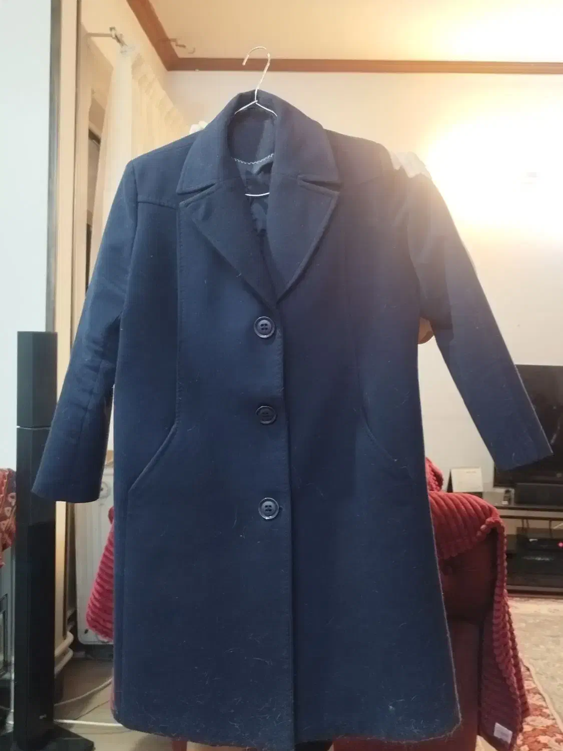 پالتو فوترزنانه سرمه ای|لباس|کرمان, |دیوار