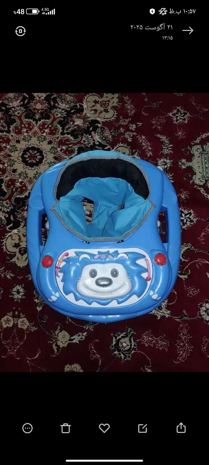 روروک سیمبا چراغ دار موزیکال|کالسکه و لوازم جانبی|کنگاور, |دیوار