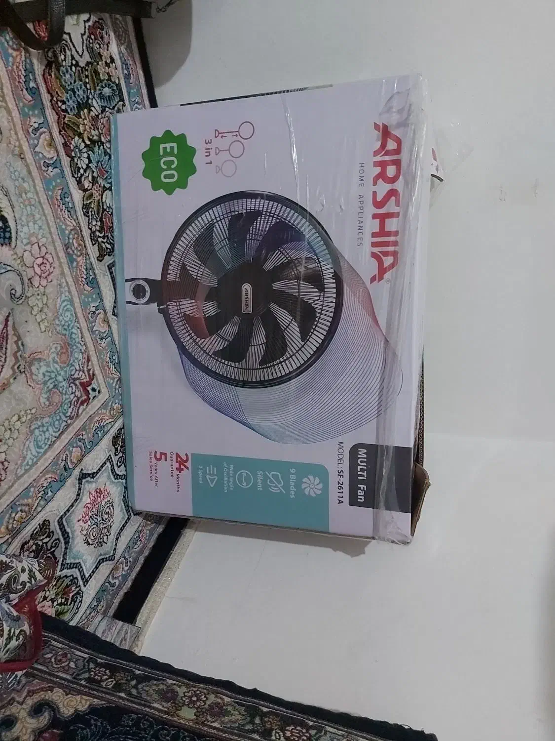 پنکه.زمینی .۹پره کنترل دار.|پنکه و تصفیهکنندهٔ هوا|محمودآباد, |دیوار