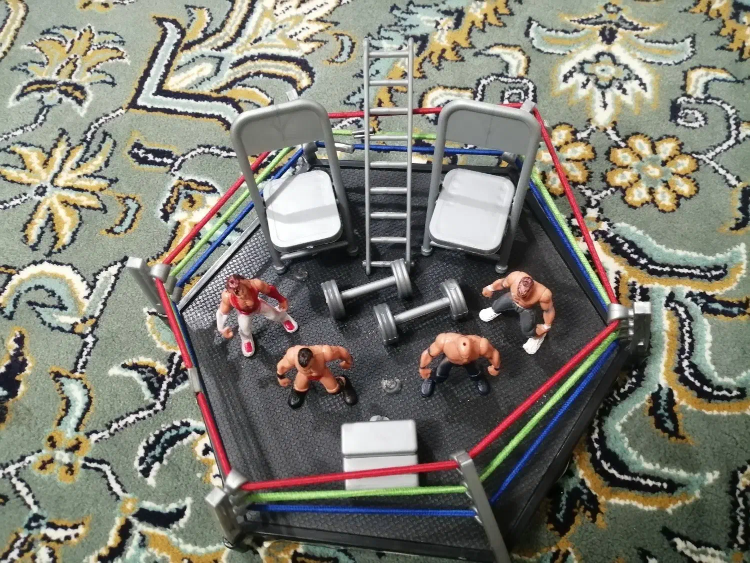 رینگ کشتی کج با همه ملزومات|اسباببازی|تربت جام, جامی|دیوار