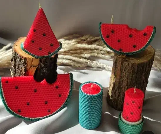 شمع هندوانه|صنایع دستی و سایر لوازم تزئینی|تهران, هفده شهریور|دیوار