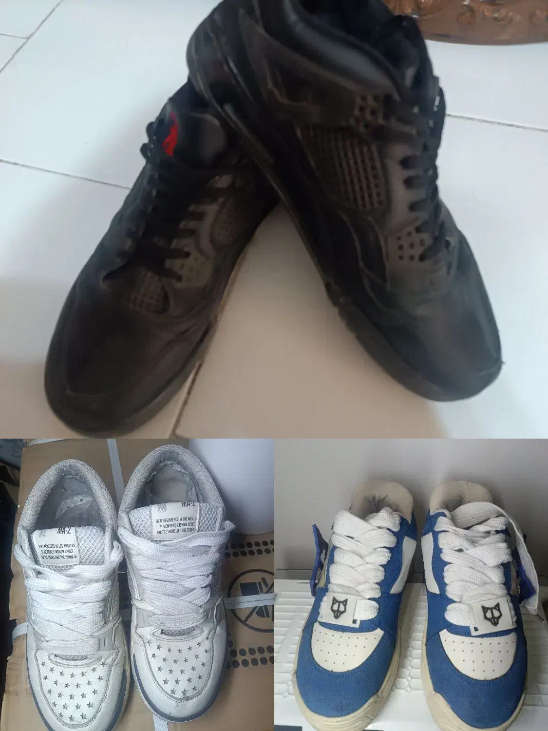 سه عدد تکونی 44و43|کیف، کفش، کمربند|پاکدشت, پاکدشت (مامازند)|دیوار