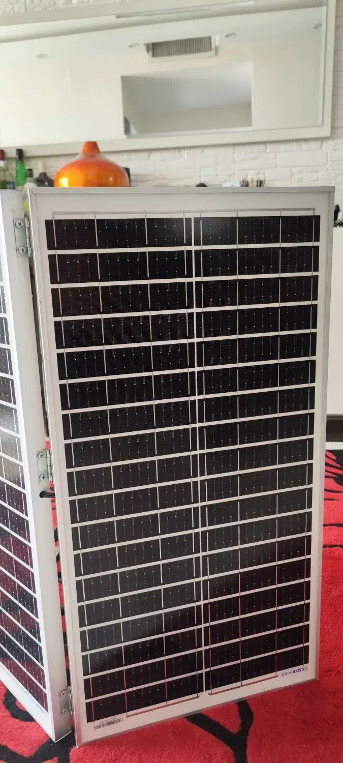 پنل خورشیدی ۳۰ وات منو کریستال ۳عدد در حد نو|لامپ و چراغ|پردیس, فاز ۲|دیوار