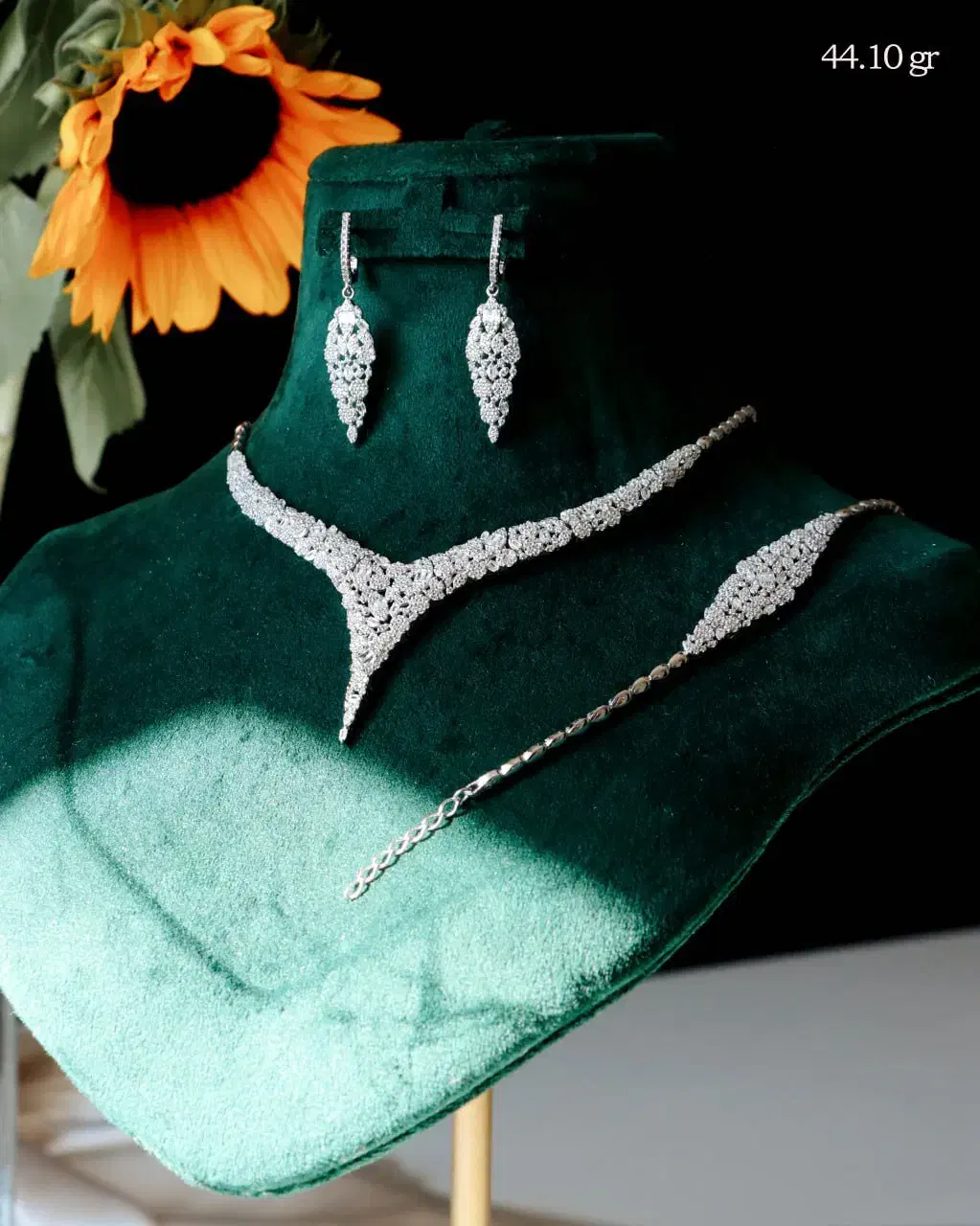 دستبند نقره رز سفید مستقیم از کارگاه نقره31870-970|بدلیجات|تبریز, |دیوار