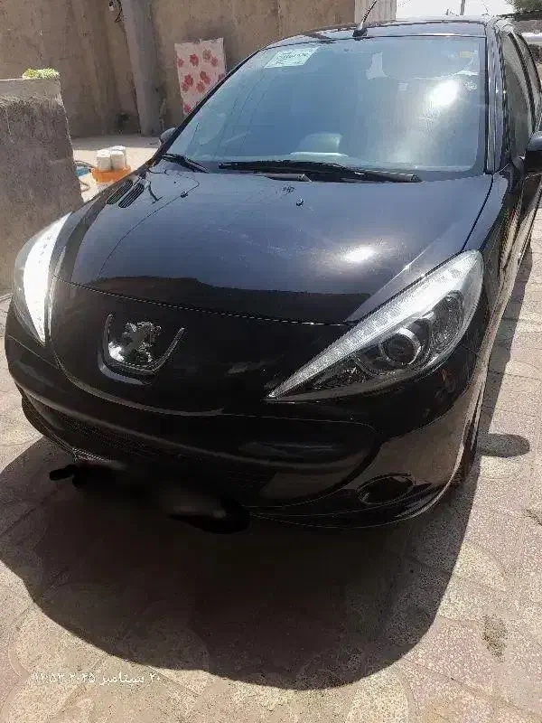 207 مشکی 1400 فول|خودرو سواری و وانت|برازجان, |دیوار