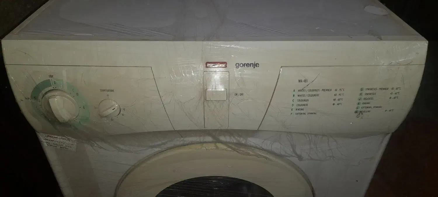 ماشین لباسشویی Gorenje WA481 سالم و تمیز|ماشین لباسشویی و خشککن لباس|پاکدشت, پاکدشت (مامازند)|دیوار