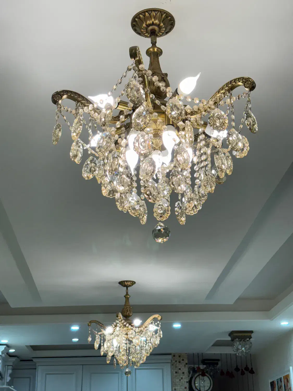 لوستر|لوستر و چراغ آویز|بندر امام خمینی, |دیوار