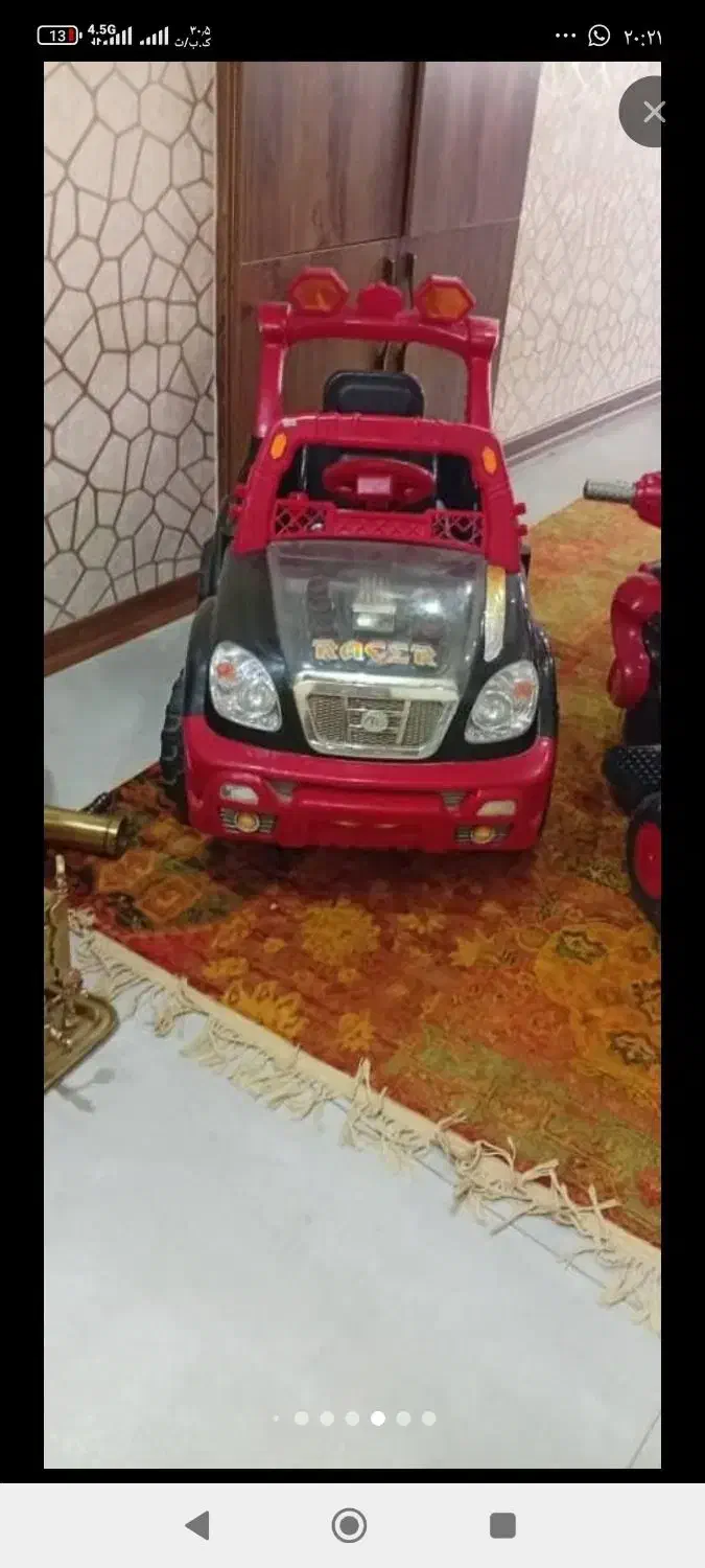 ماشین برقی دو موتوره|اسباببازی بچه|اصفهان, بوستان زاینده رود|دیوار