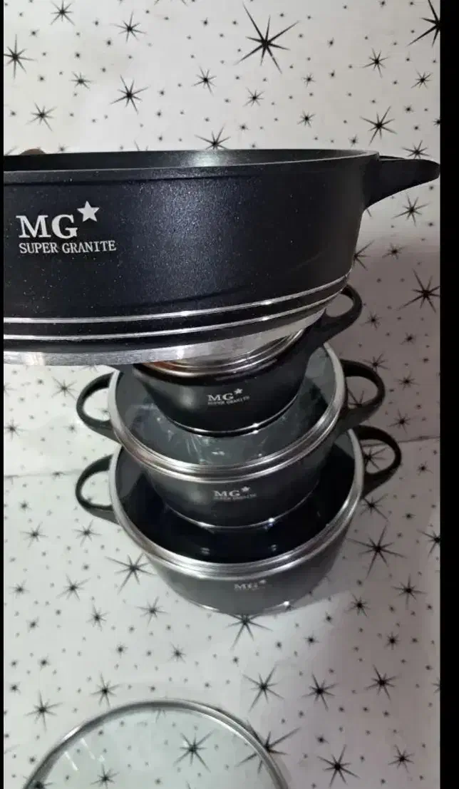 سرویس قابلمه ۸پارچه چدن MG|ظروف پختوپز|خلخال, |دیوار