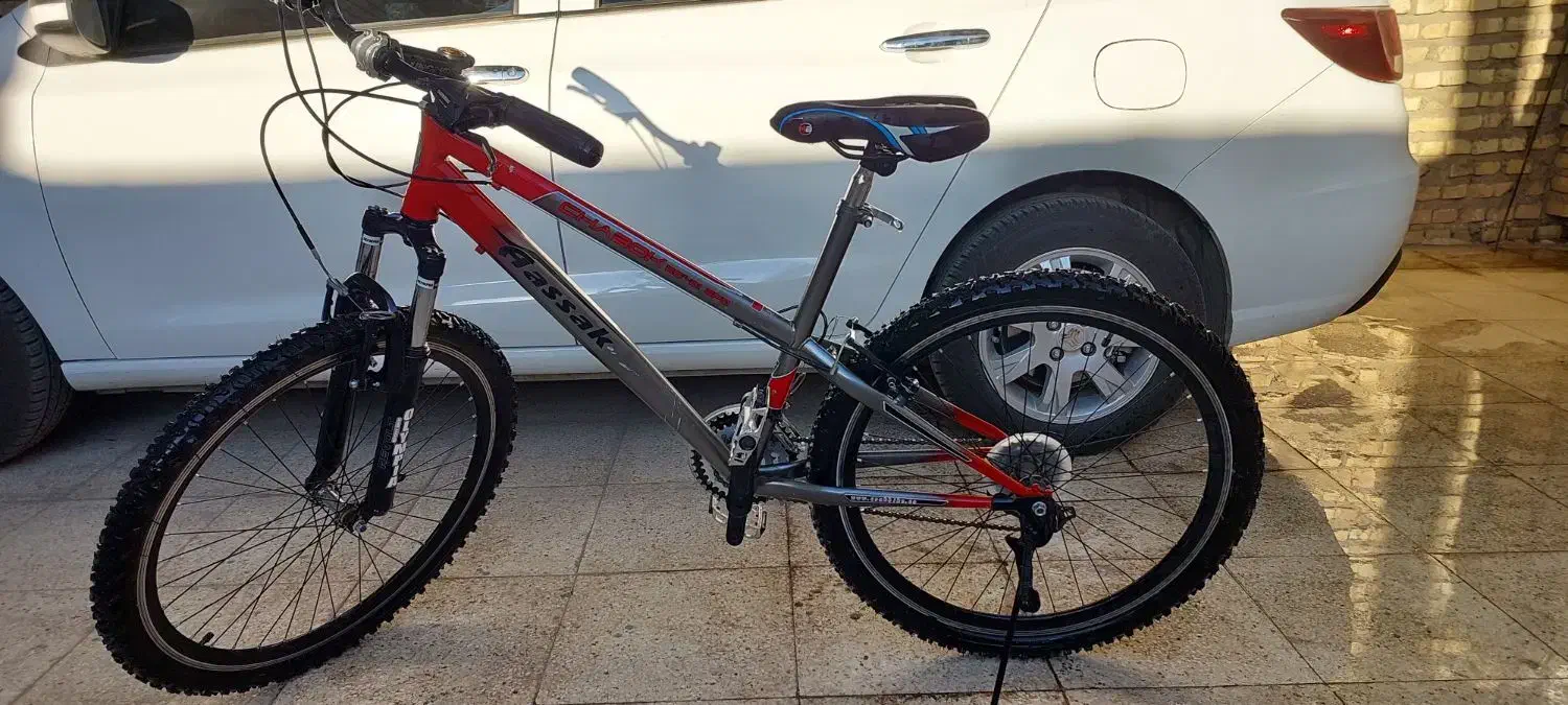 دوچرخه ۲۶  اصل آساک بدنه آلومینیومی|دوچرخه، اسکیت، اسکوتر|سیرجان, |دیوار