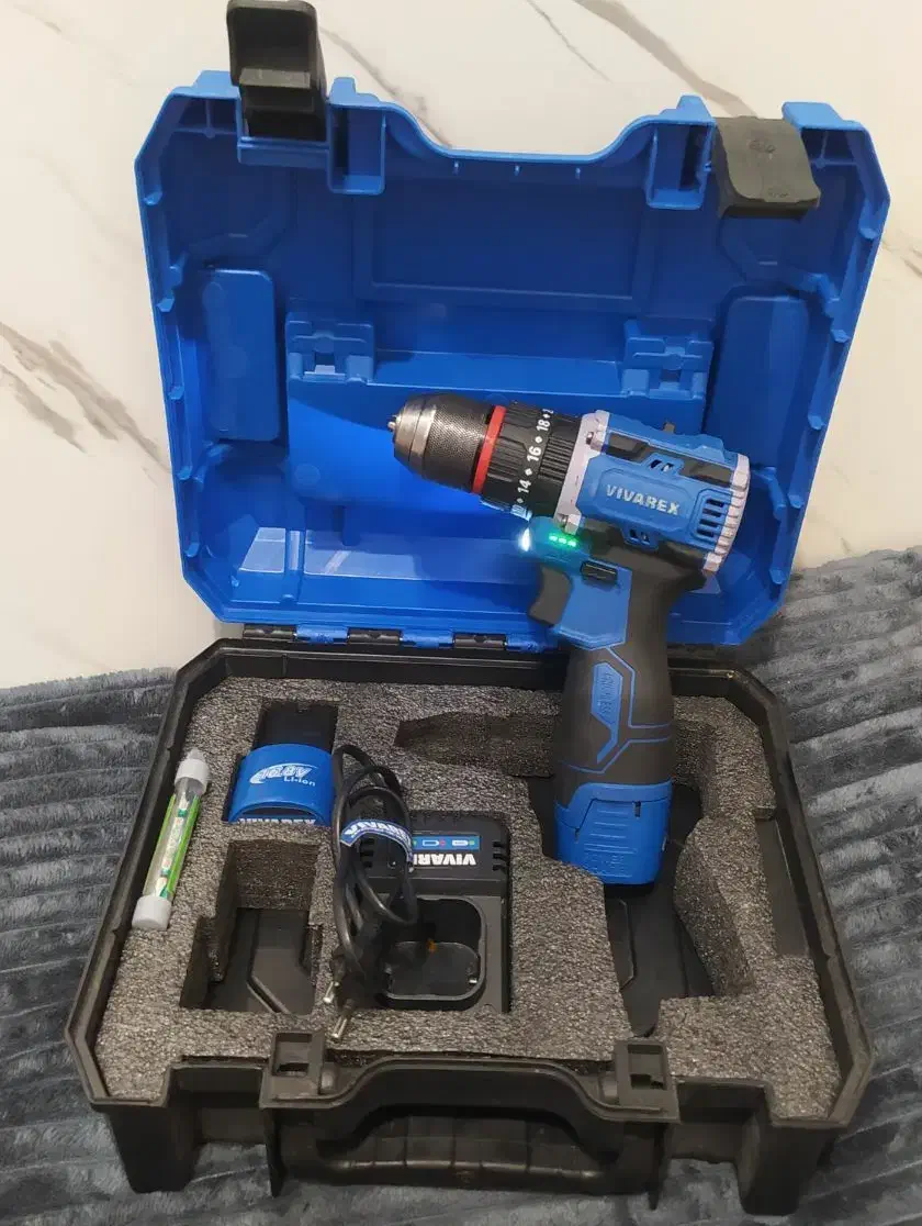 دریل شارژی براشلس ۱۶ ولت چکشی|ابزارآلات|قزوین, |دیوار