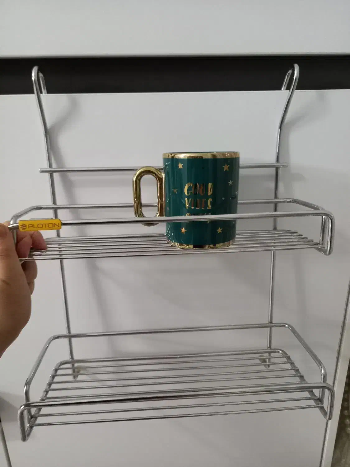 ابچکان لیوان دو طبقه استیل|آبچکان و نظمدهنده ظروف|کرج, خرمدشت|دیوار