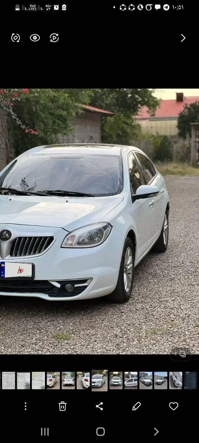 برلیانس h330  مدل ۱۳۹۶ بی رنگ|خودرو سواری و وانت|رودسر, |دیوار