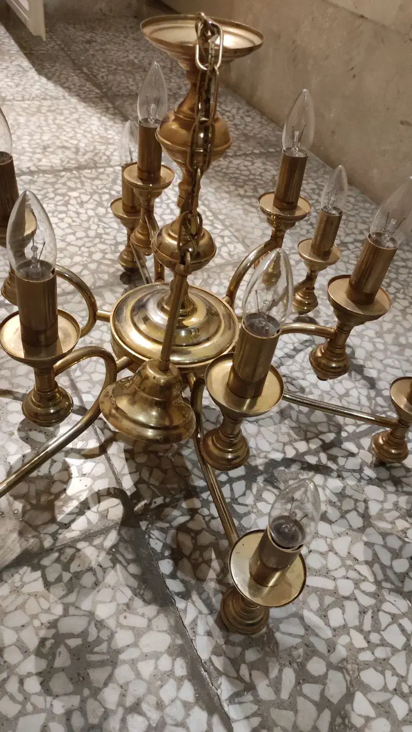 لوستر شش شاخه|لوستر و چراغ آویز|کرج, گلستان|دیوار