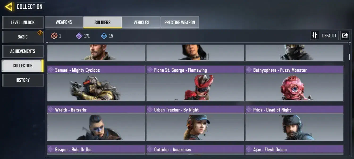 اکانت کالاف|کنسول، بازی ویدئویی و آنلاین|صدرا-فارس, فاز ۱|دیوار