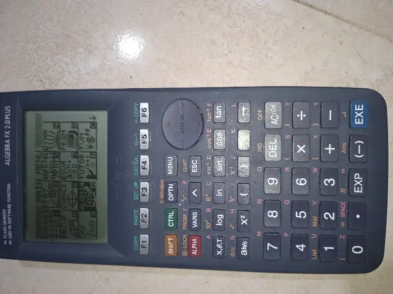 یک دستگاه ماشین حساب کاسیو مدل الجبرا|لوازم التحریر|ایلام, |دیوار