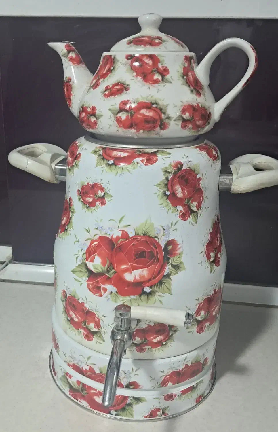 سماور رو گازی|قوری، کتری، قهوه‌ساز دستی|زاهدان, |دیوار