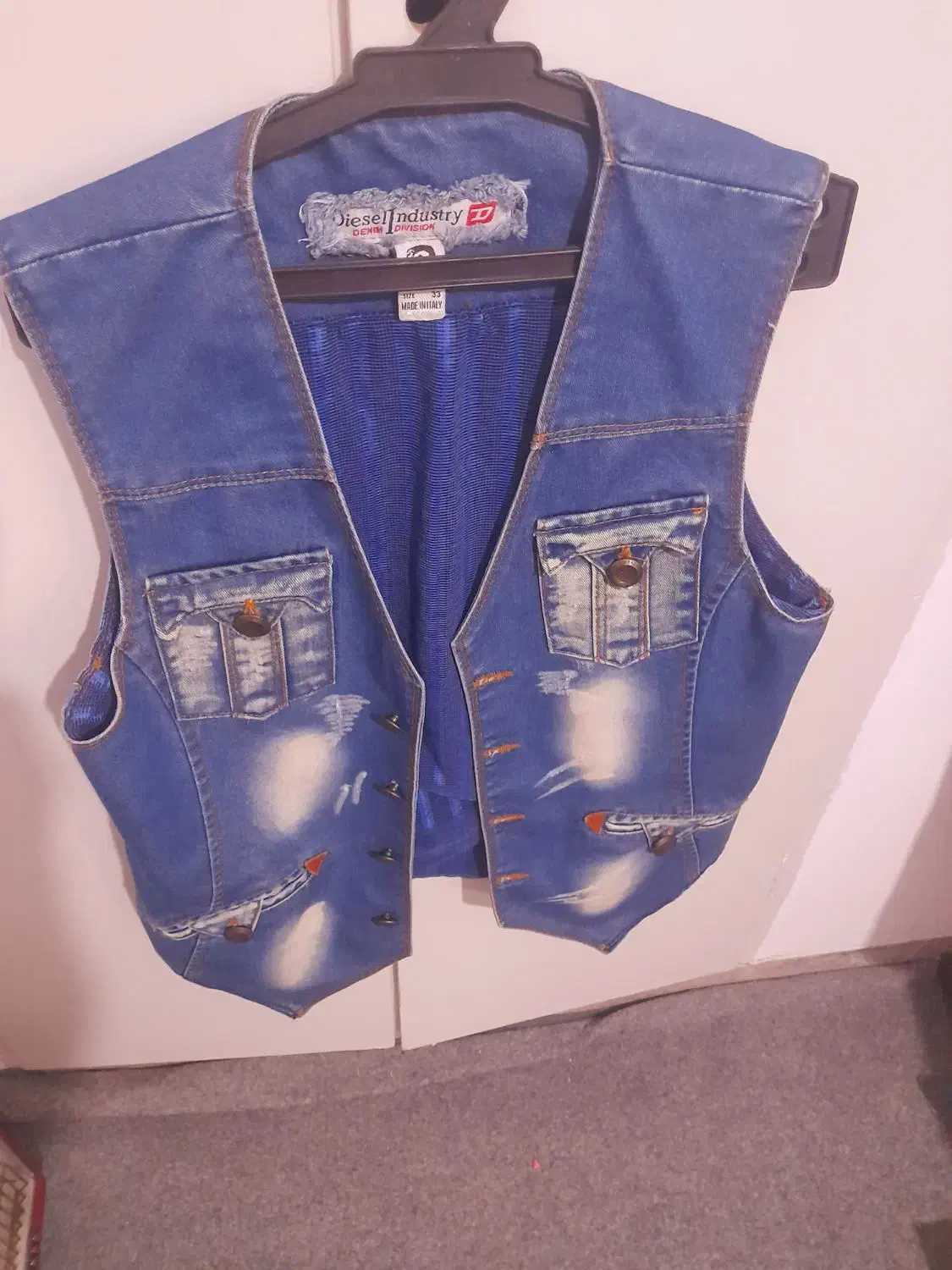 جلیقه جین ایتالیا|لباس|بوشهر, |دیوار