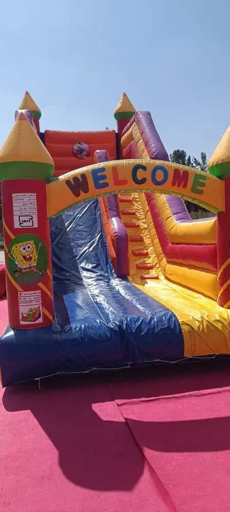 سرسره بادی.قلعه بادی.لوازم مهدکودک|اسباب‌‌بازی|کرج, برغان|دیوار