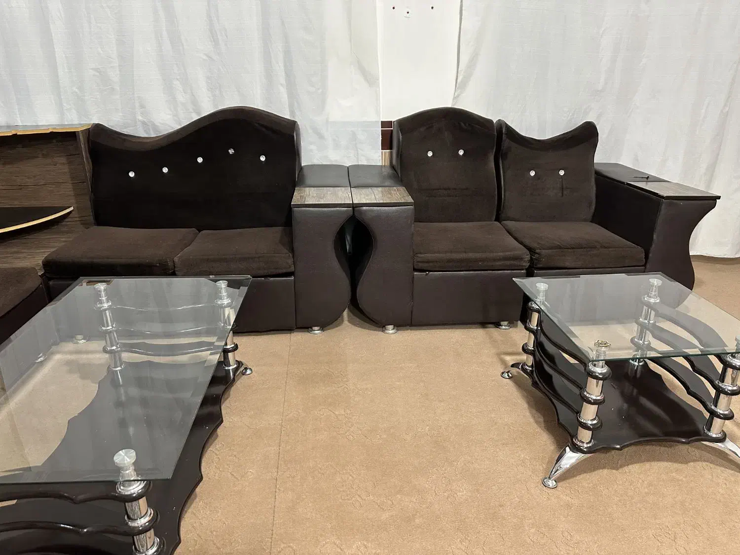 مبل ۷نفره کارکردمناسب برای کافه سالن اریشگری|مبلمان خانگی و میز عسلی|اشنویه, |دیوار